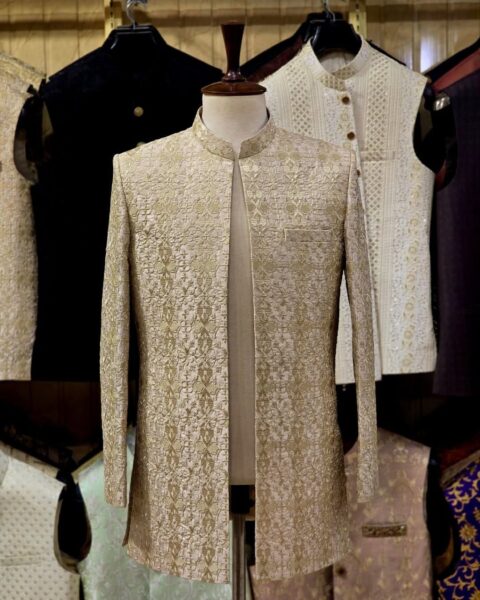 White Sherwani