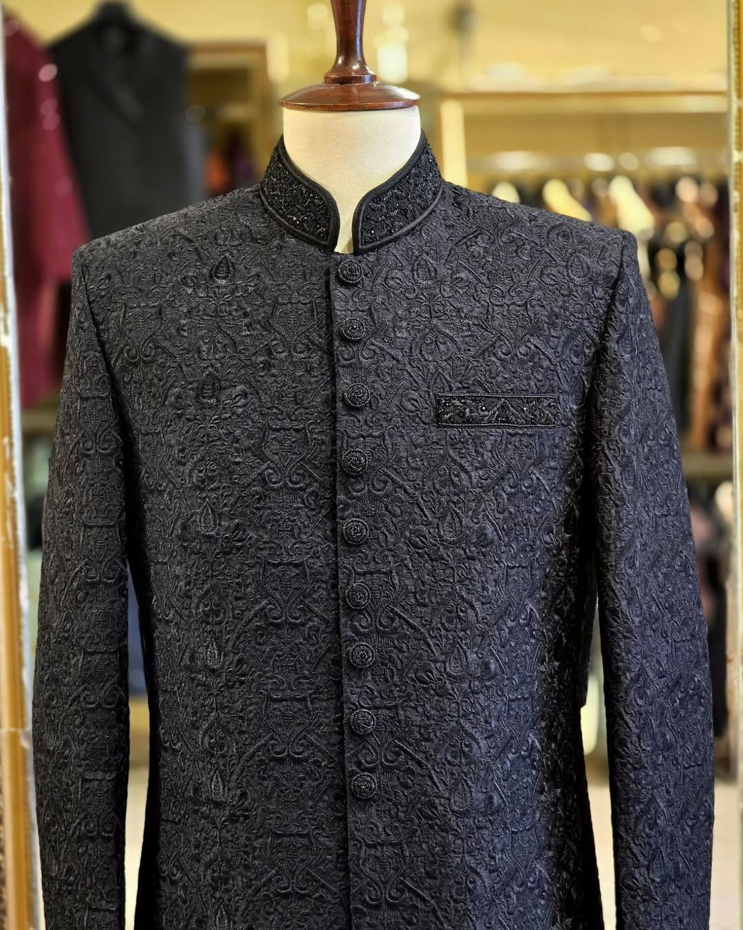 Black Sherwani