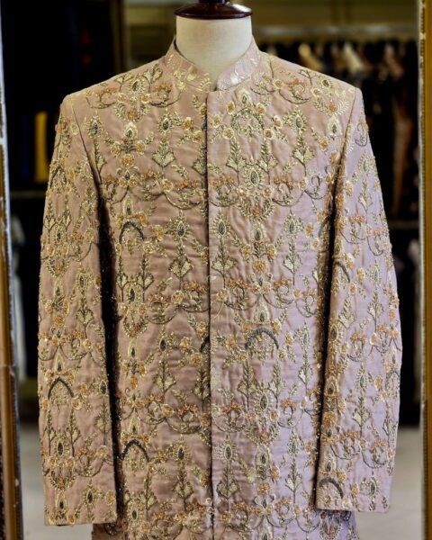 White Shade Sherwani