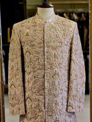 White Shade Sherwani